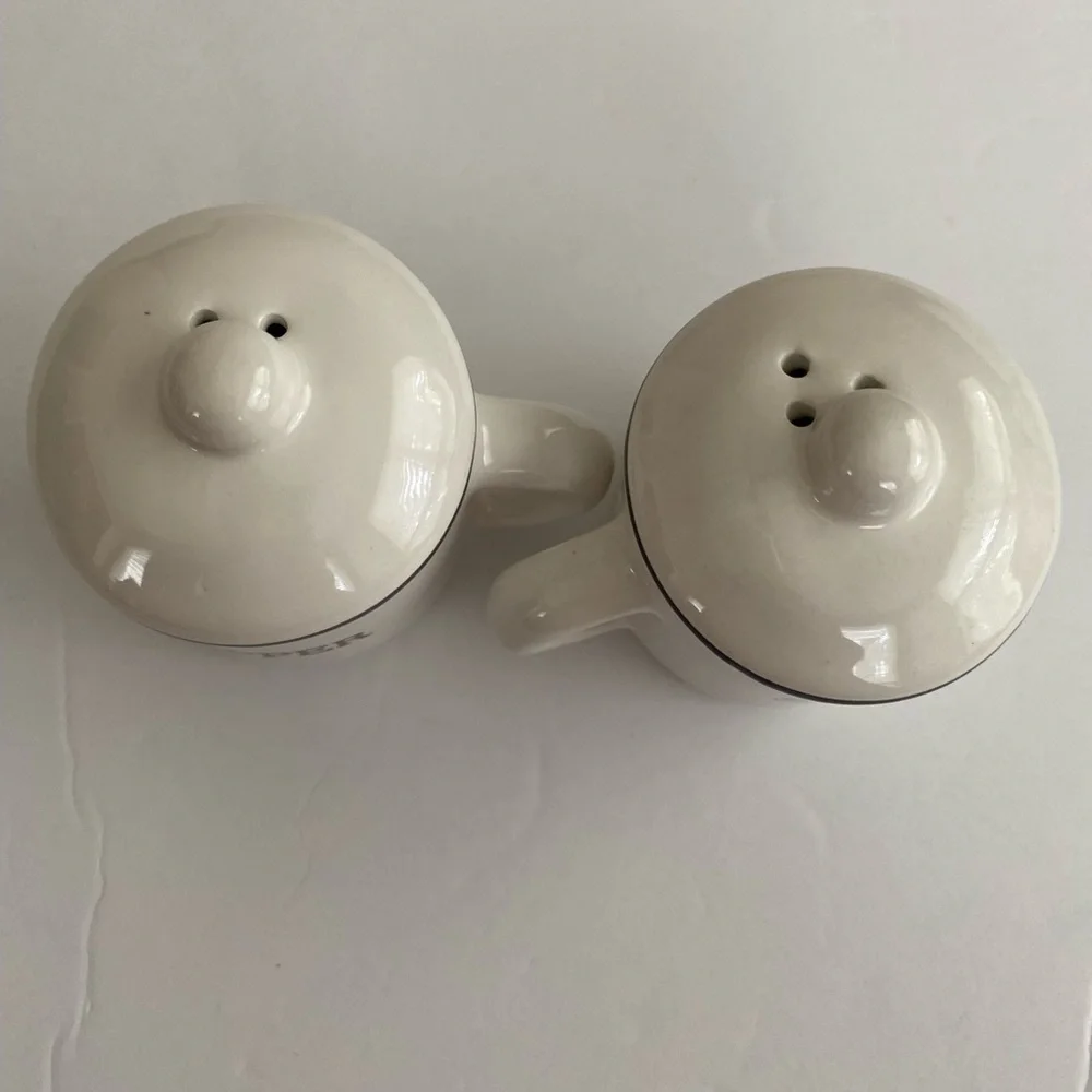 Tableware salt & pepper ceramic set